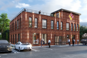 визуализация офисного здания