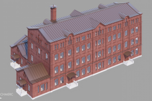 3д модель фабрика