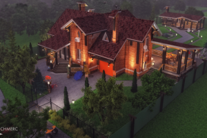 3д Визуализация коттеджа