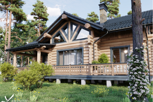 Дом из бревна