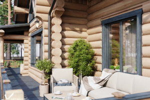 Дом из бревна