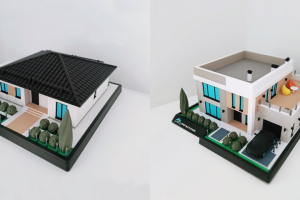 Макеты домов для компании Мегастрой (Калининград)