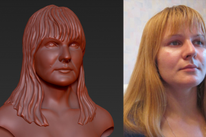 Скульптинг головы по фото