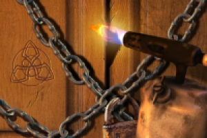 Плавим цепь горелкой