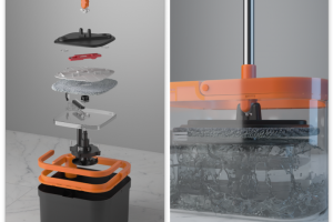 Функционал механической швабры - 3D анимация (без пост-эффектов)