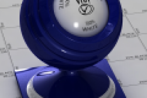 Материал автомобильной краски [VRay]