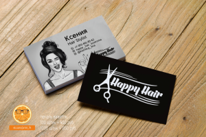 отрисовка логотипа и макет визитки