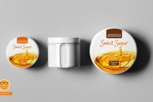 макет этикетки - наклейки