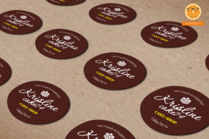 макет стикеров - наклеек