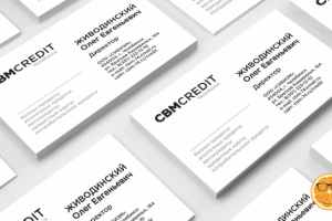 макет визитки