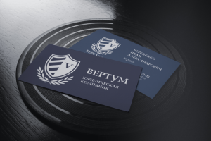 макет визитки