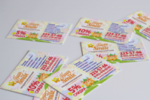 макет визитки