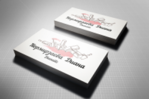 макет визитки