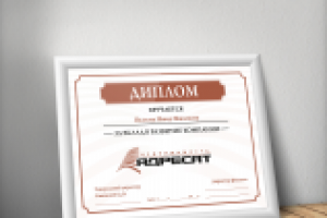 макет диплома