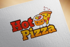 Логотип для доставки суши и пиццы