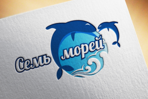 Вариант логотипа для бассейна