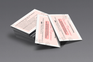 Визитки для косметолога