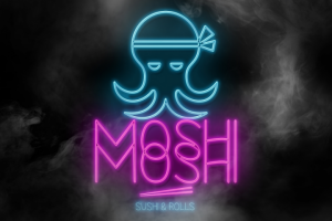 Визуализация логотипа в стиле Неон