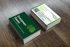 Визитки Evergreen