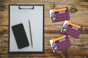 Карманные календарики для футбольной школы