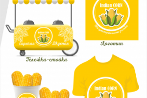Фирменный стиль для "Indian CORN"