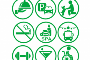 Иконки навигации для отеля