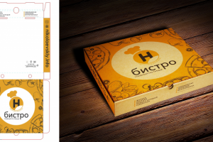 Коробка для пиццы "Бистро"