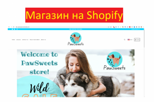 Магазин на конструкторе Shopify