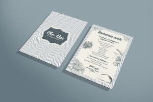 Меню ресторана «Che-Dor»