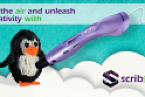 Scribbler 3D Pen - рекламный баннер на сайт