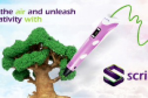 Scribbler 3D Pen - рекламный баннер на сайт