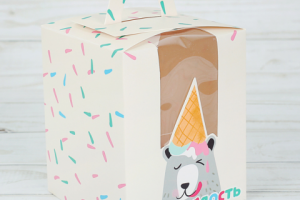 Коробка для сладостей (капкейков)