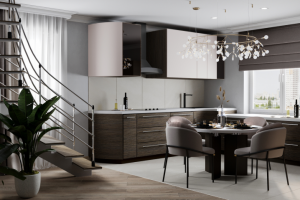 Кухня в загородном доме г. Ставрополь