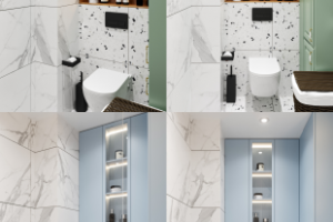 Светлый санузел