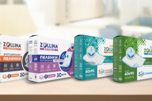 разработка оформления для линеек медицинских одноразовых пеленок