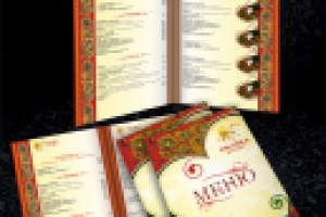 конкурсная работа, меню для речсторана