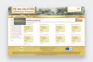 Сайт. Каталог карт 1900-х годов.