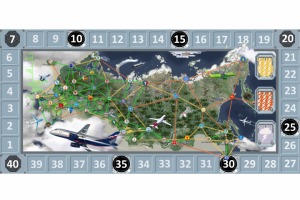 Настольная игра. Игровое поле.