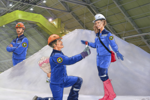 Март. Иллюстрация для календаря."Тольяттиазот".