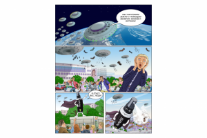 Комикс для бренда "Парфюм Этернель".