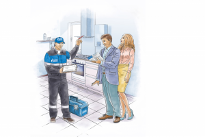 Иллюстрация для календаря "Газпром - Казань"