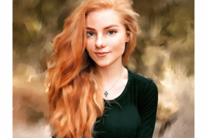 Портрет девушки.