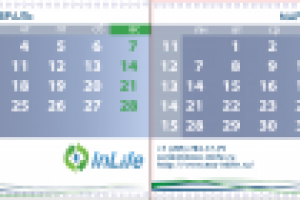 Фирменный стиль "Инлайф" Календарь-трио 2