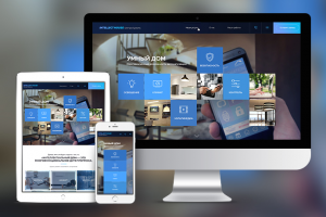Сайт компании Intellect House (3 макета) - дизайн сайта UX/UI