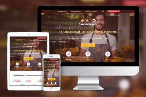 LP Продажа франшизы (1 макет + моб. версии) - дизайн UX/UI