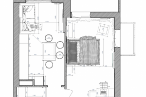 Планировочное решение 1к квартиры