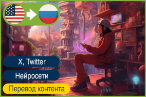 EN>RU перевод твиттер треда 300% продуктивность с нейросетями