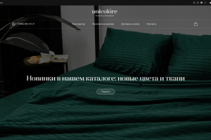 Разработка сайта компании Unicolore (1С-Битрикс)