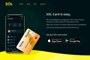 Дизайн лендинга SOL Wallet