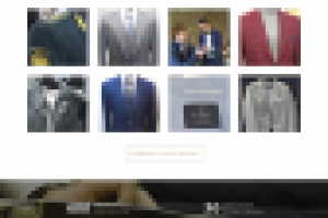 Дизайн лендинга по пошиву костюмов